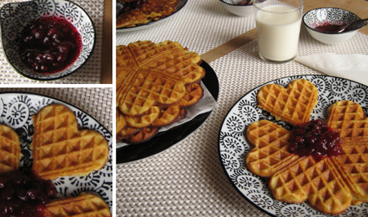Mandelwaffeln