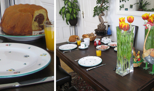 Nuss-Marmor-Gugelhupf