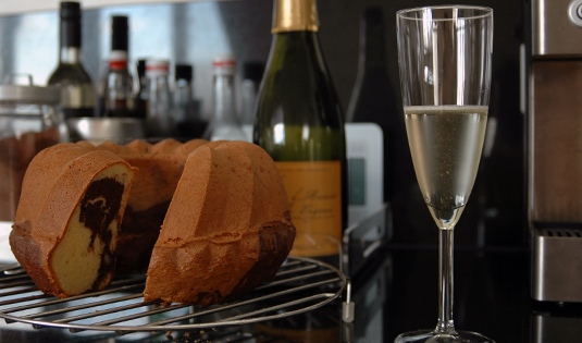 Marmorkuchen mit Traubenmost