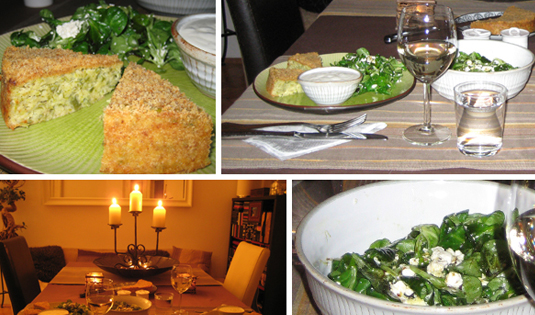 Kartoffel-Fisolen-Kuchen