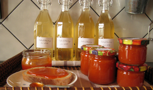 Marillen-Erdbeer Marmelade