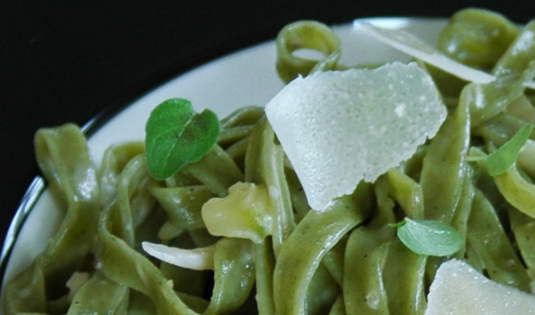 Zucchini-Gorgonzola Tagliatelle
