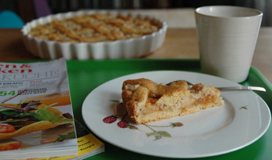 Rhabarber-Gitterkuchen