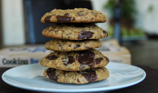 Bananen Schoko Cookies