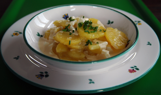 Kartoffelsalat mit falscher Mayonnaise