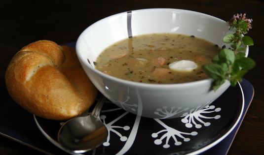 Deftige Kartoffelsuppe