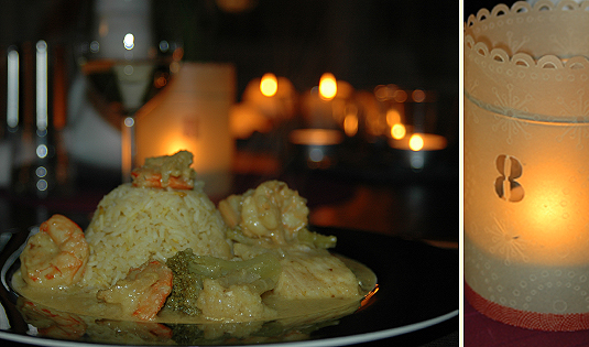 Fischcurry mit Blumenkohl und Brokkoli Fischcurry mit Blumenkohl und Brokkoli