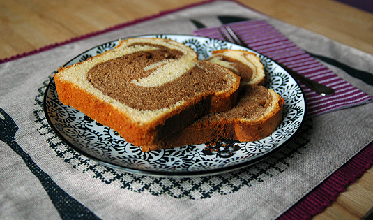 Nougat Marmorkuchen Nougat Marmorkuchen