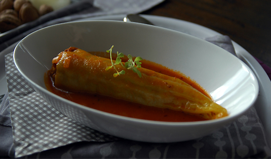 Mediterane gefüllte Paprika