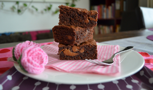 Karamellbrownies