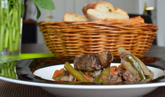 Rindereintopf mit Gemüse