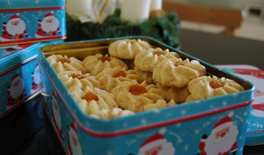 Gespritzte Linzer mit Marillenfülle