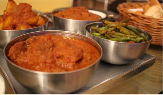 Indische Currytafel Indische Currytafel