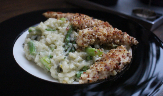 Spargelrisotto