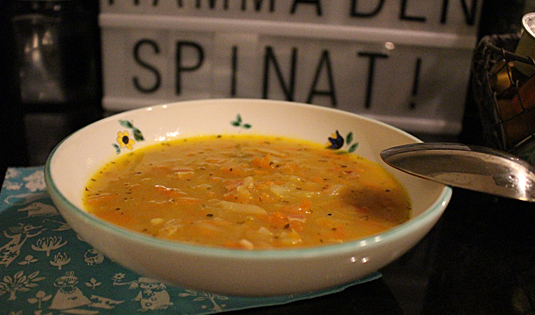 Kartoffelsuppe mit Karotten