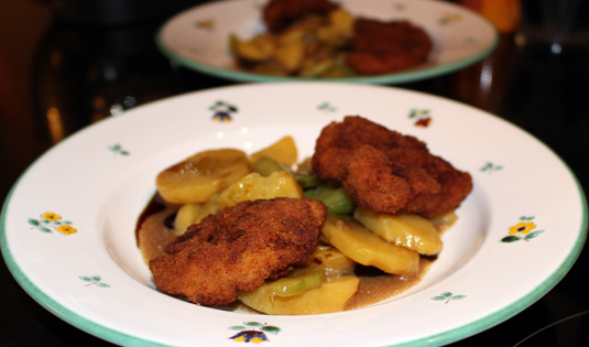 Kartoffelsalat mit Gurke