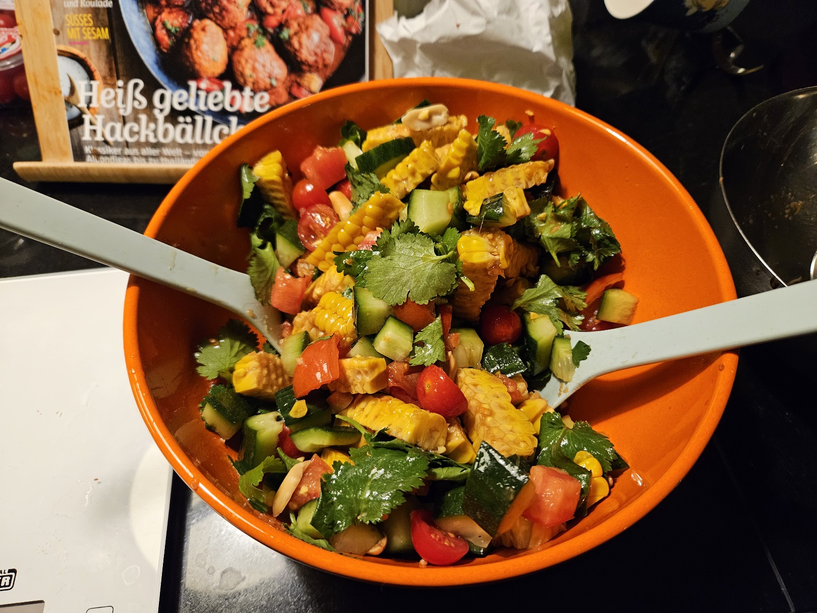 Thai Salat mit Mais Thai Salat mit Mais